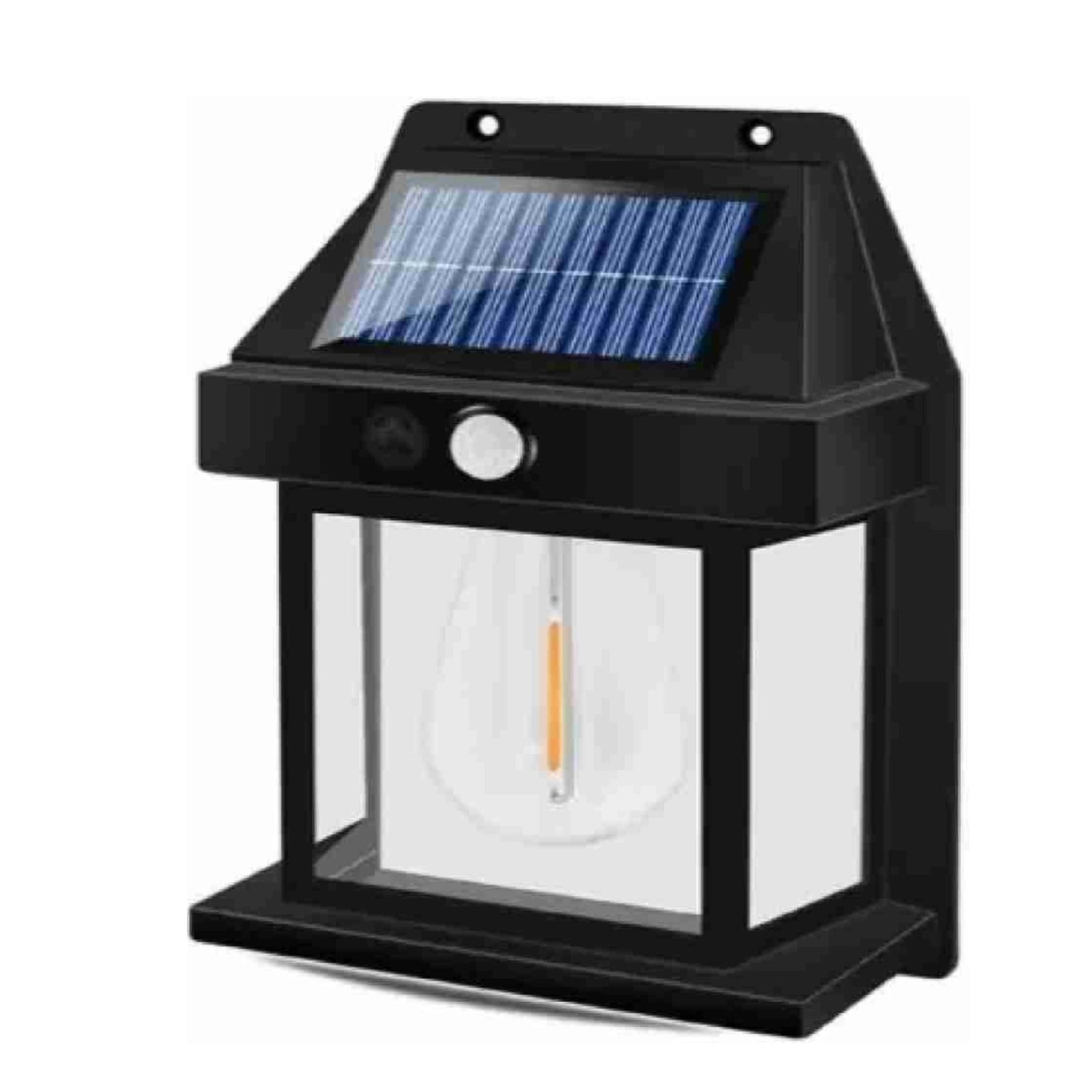 Lámpara Solar ECOLUX con sensor de movimiento – comodidad, seguridad y ahorro para tu hogar. Ilumina con energía solar.